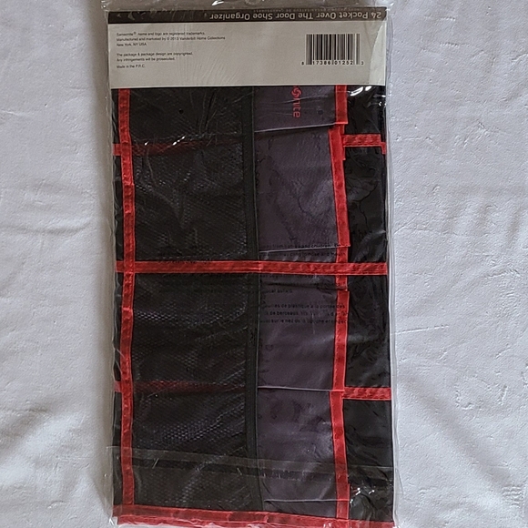 New Samsonite Tough & Durable 24 Pocket Over The Door Shoe Organizer - Picture 4 of 4